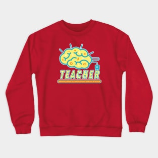 Plugged In Teacher Crewneck Sweatshirt